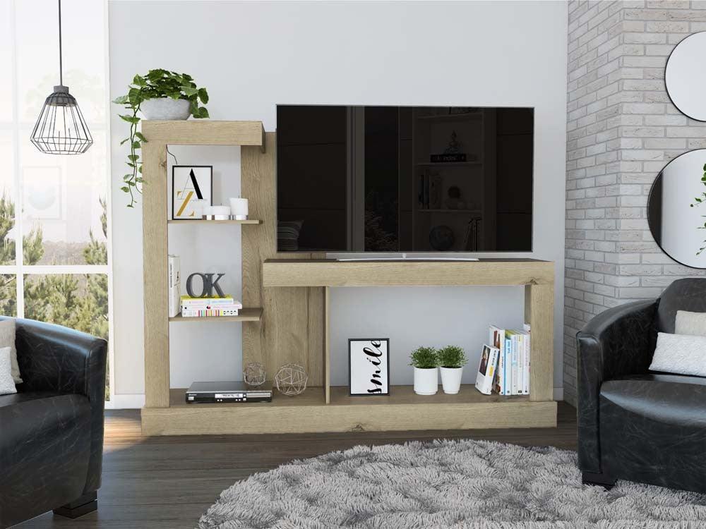 Mesa para TV Samir color Café claro para Sala.